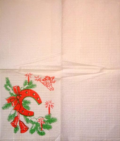 054 Glück - 1-lagig (Knicke/Flecken) - Wellenrand